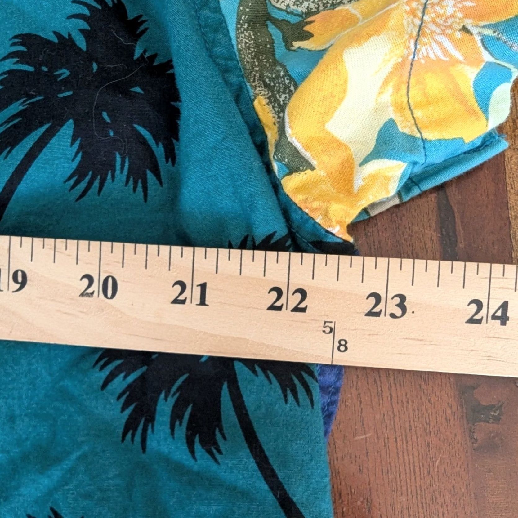 American Eagle Outfitters American Eagle Shirt Mens L Colorblock Tropical Floral Palm Tree Button Up Short Sleeve Size US L / EU 52-54 / 3 - 5 Thumbnail
