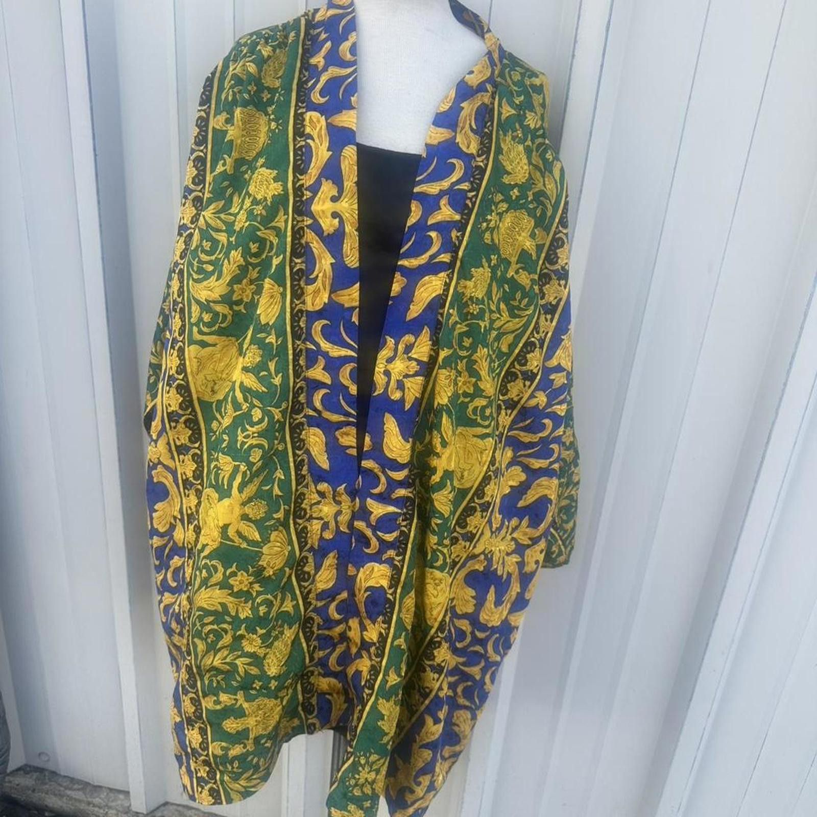 Other vintage Versace-inspired tunic top #boho #retro Size ONE SIZE - 4 Thumbnail
