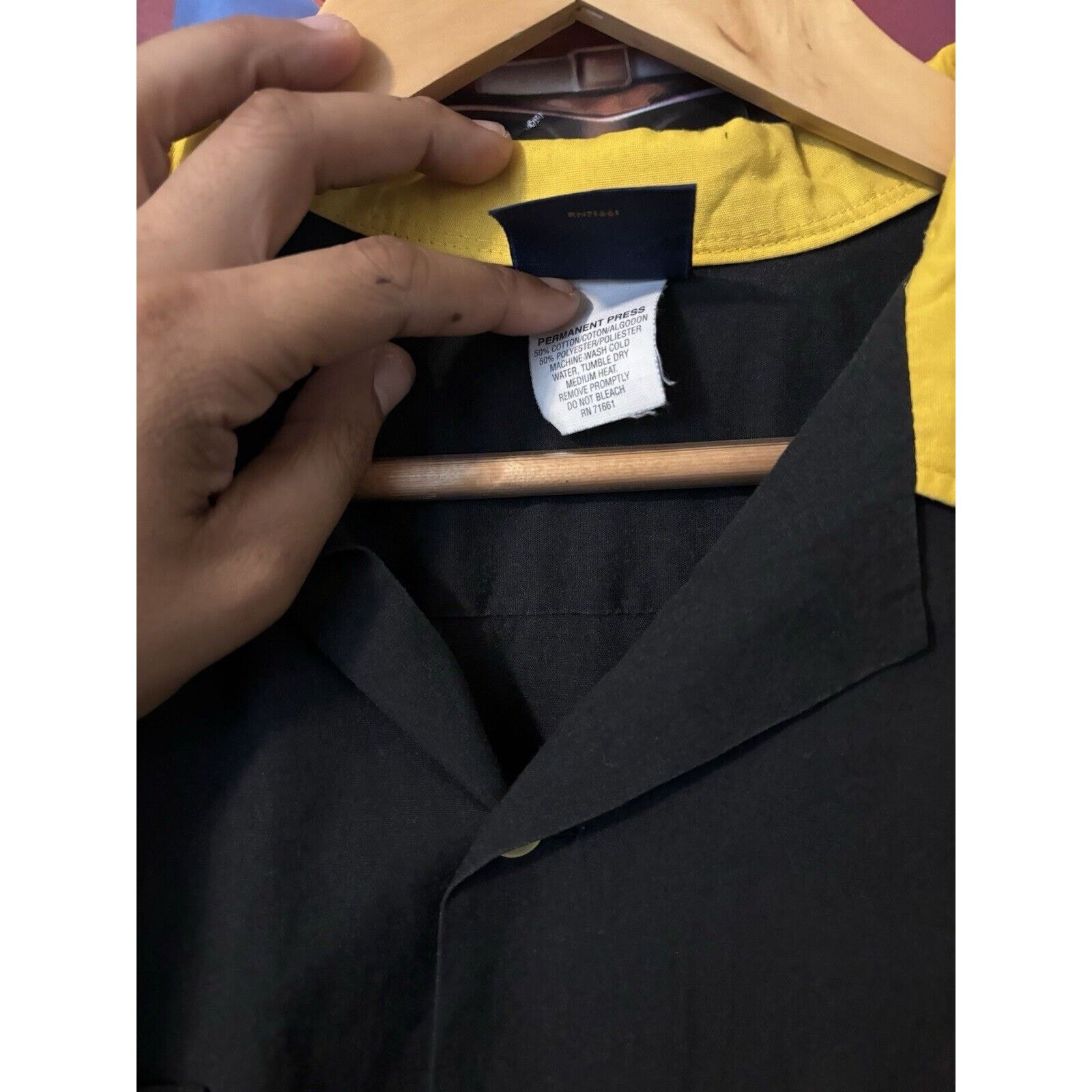 Other Vintage faded black bowling Shirt Size Large Made In USA Size US L / EU 52-54 / 3 - 5 Thumbnail