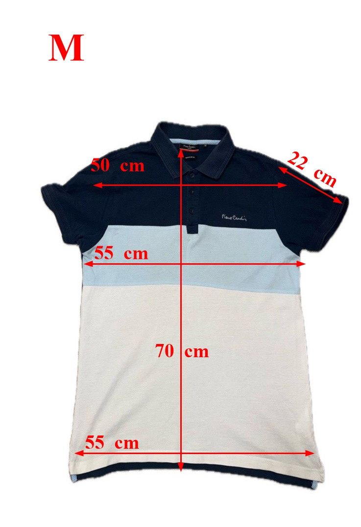 Pierre Cardin Pierre Cardin PARIS polo shirt in blue, size M Size US M / EU 48-50 / 2 - 2 Thumbnail