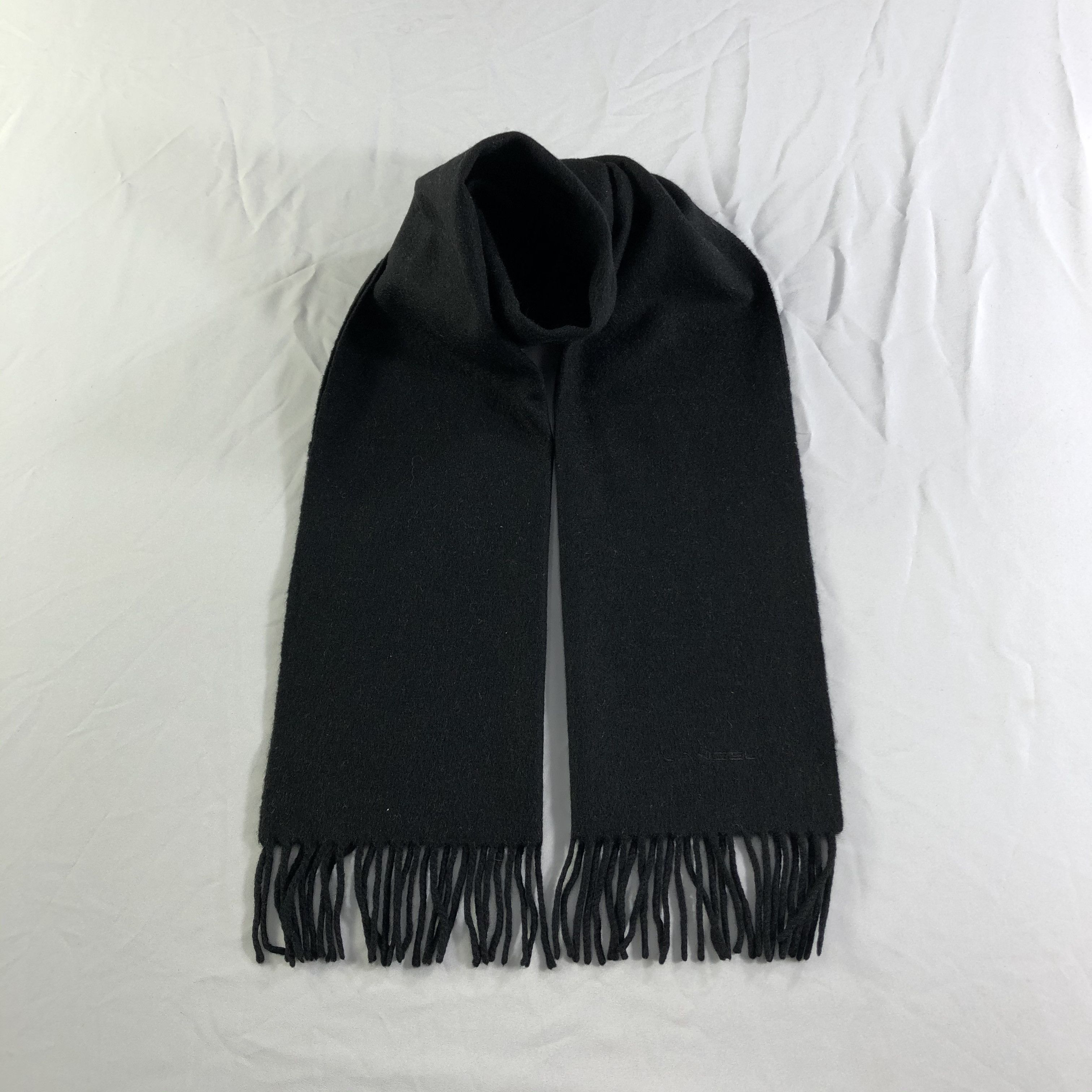 Lancel Lancel Plain Cashmere Scarf Muffler Neckwear V2370 Size ONE SIZE - 1 Thumbnail
