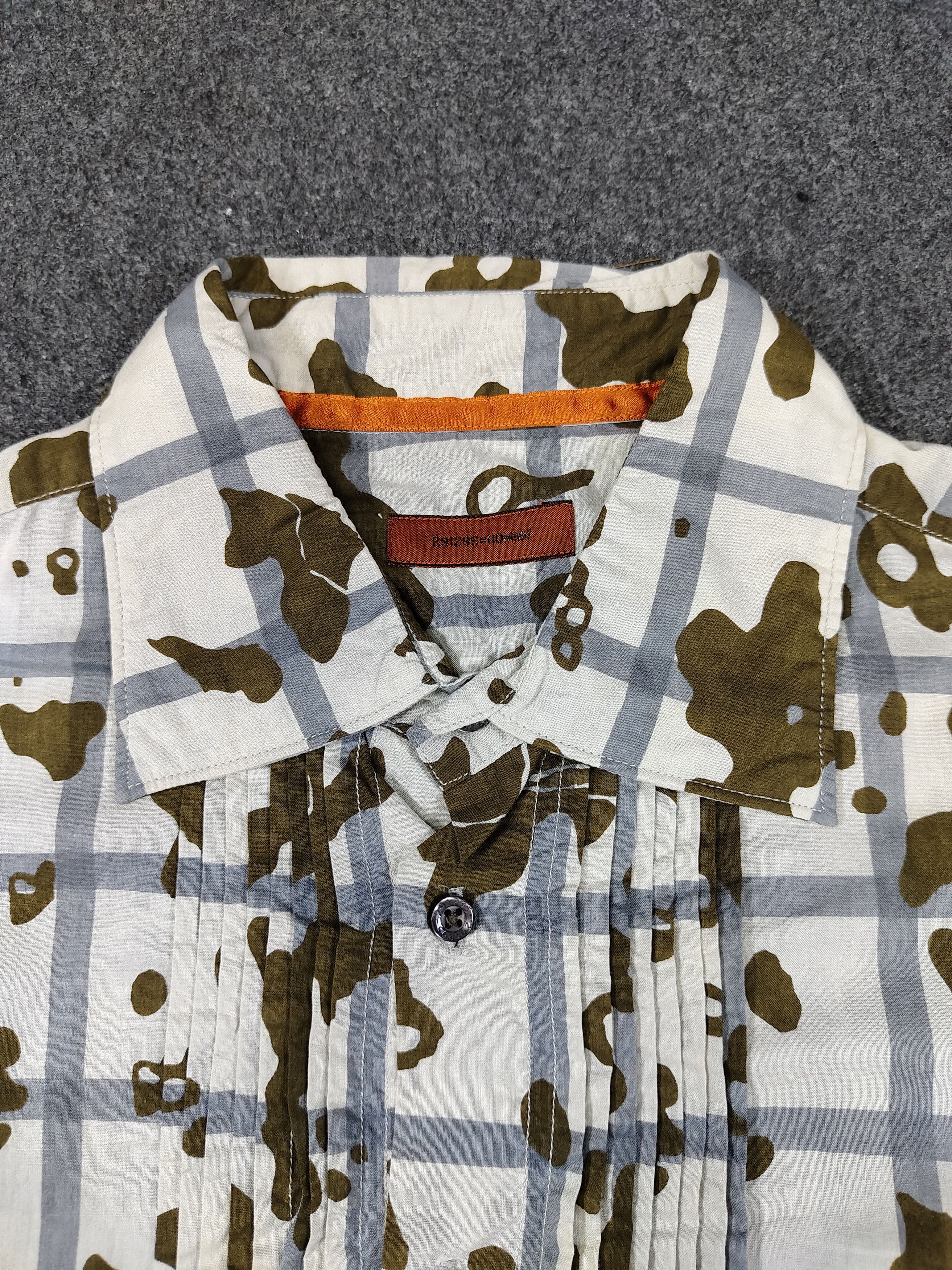 291295=Homme 291295 Homme🇯🇵 Bloody Mary Military Gothic Script Shirt Size US M / EU 48-50 / 2 - 7 Thumbnail