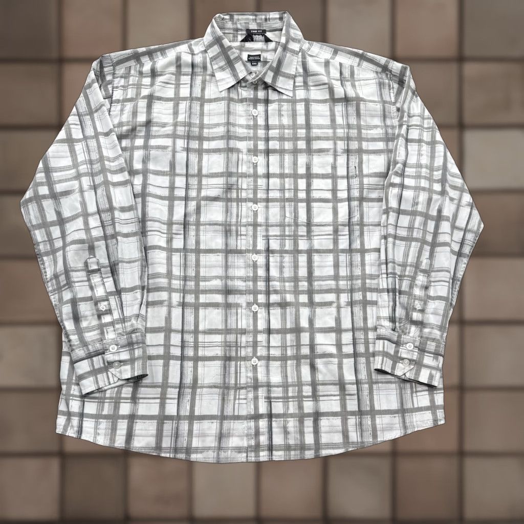 Oakley VINTAGE? No - Oakley Shirt Mens 2XL Gray Plaid True Fit Long Sleeve Button Up Casual XXL Size US XXL / EU 58 / 5 - 1 Thumbnail
