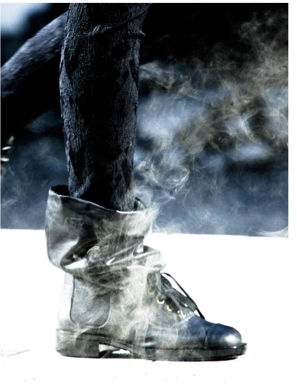 Chanel Chanel Grunge Black Lether Boots Size US 7 / IT 37 - 2 Thumbnail