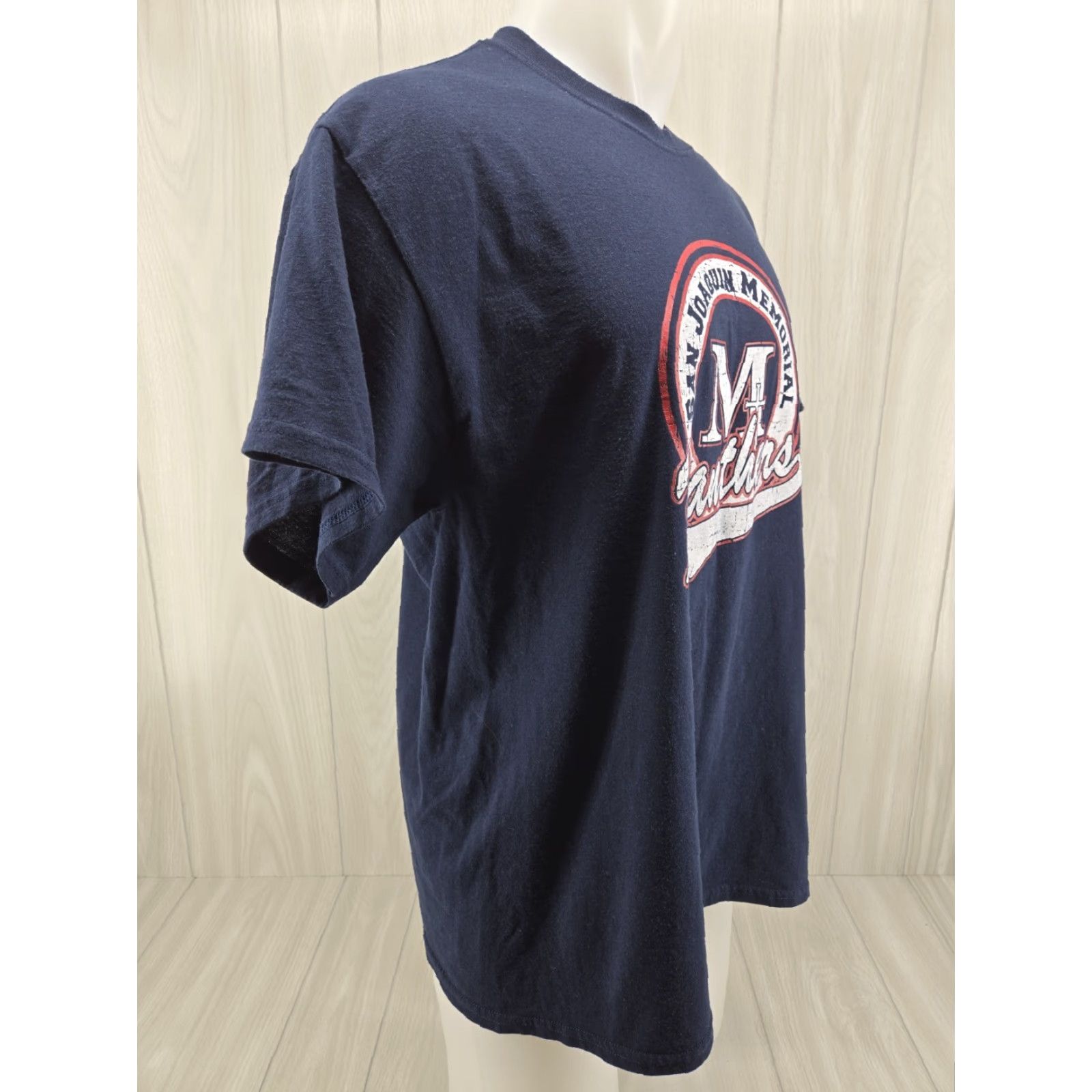 Gildan San Joaquin Memorial Panthers T-Shirt Blue Size XL Size US XL / EU 56 / 4 - 5 Thumbnail