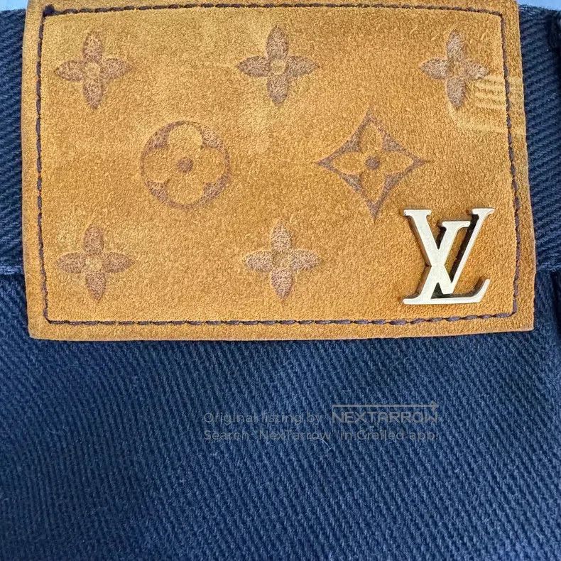 Louis Vuitton Louis Vuitton Graffiti LOGO silhouette denim pants Size US 32 / EU 48 - 9 Thumbnail