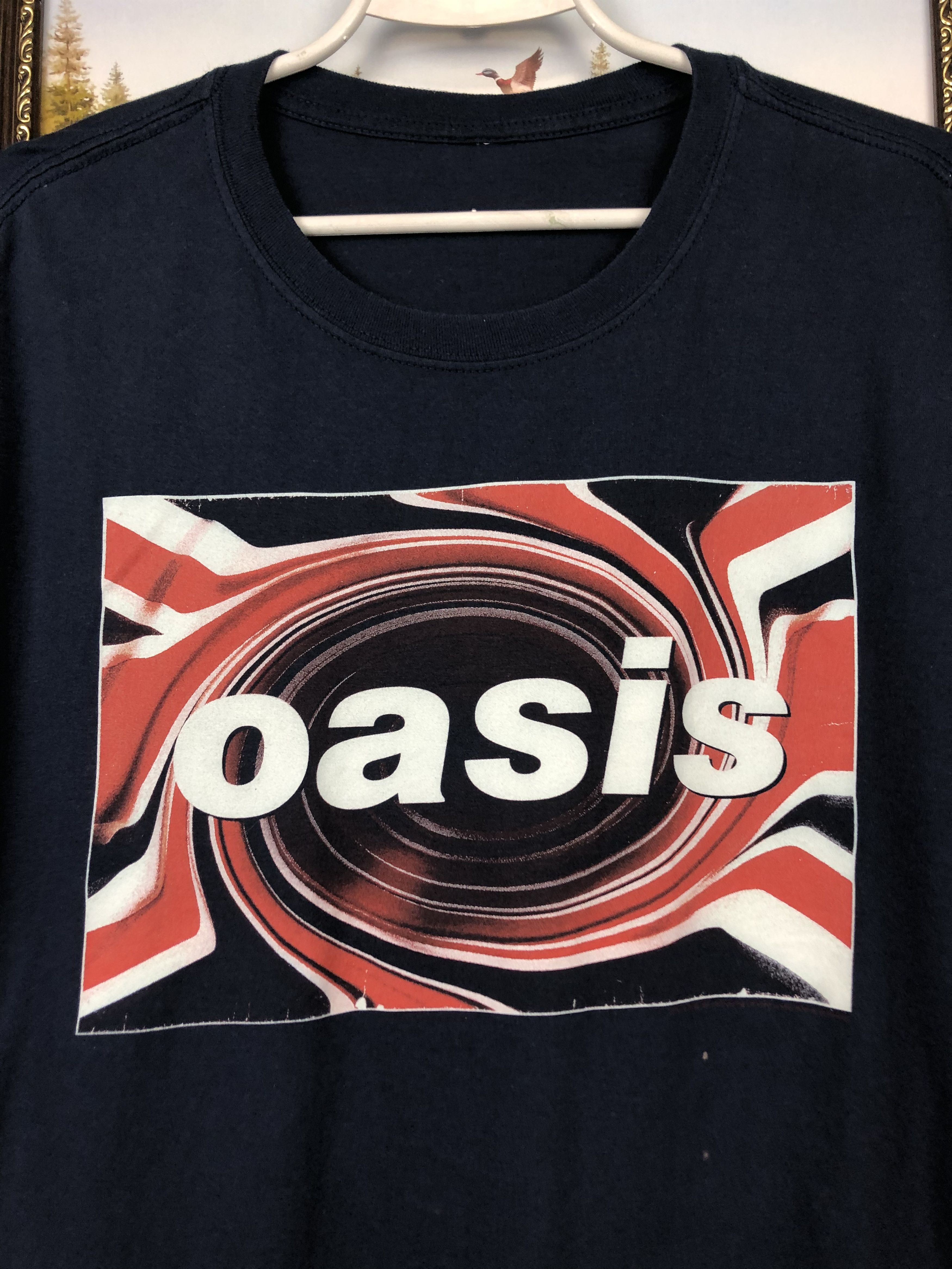 Band Tees Vintage Oasis Band Shirt Big Logo Tee Over Print Mens Rare Size US L / EU 52-54 / 3 - 3 Thumbnail