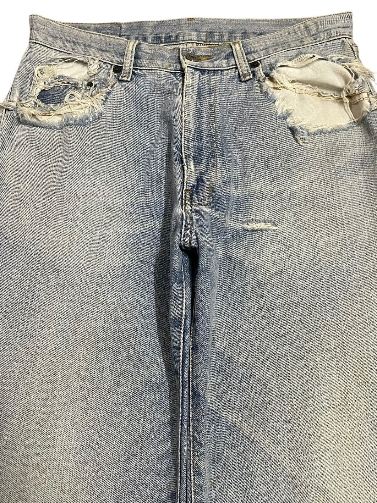 JNCO Vintage Japanese Brand Blue Wash Style Baggy Jeans Size US 30 / EU 46 - 3 Thumbnail