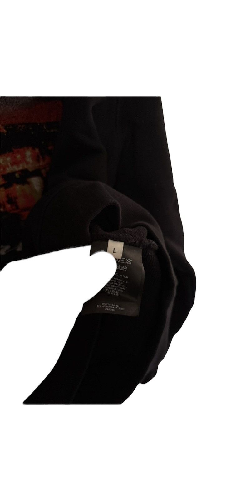 Balenciaga Balenciaga Paris Hoodie Black Size US L / EU 52-54 / 3 - 5 Thumbnail