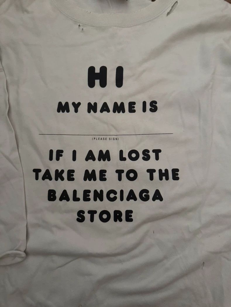 Balenciaga Balenciaga Ripped Short Sleeve Size US S / EU 44-46 / 1 - 2 Thumbnail