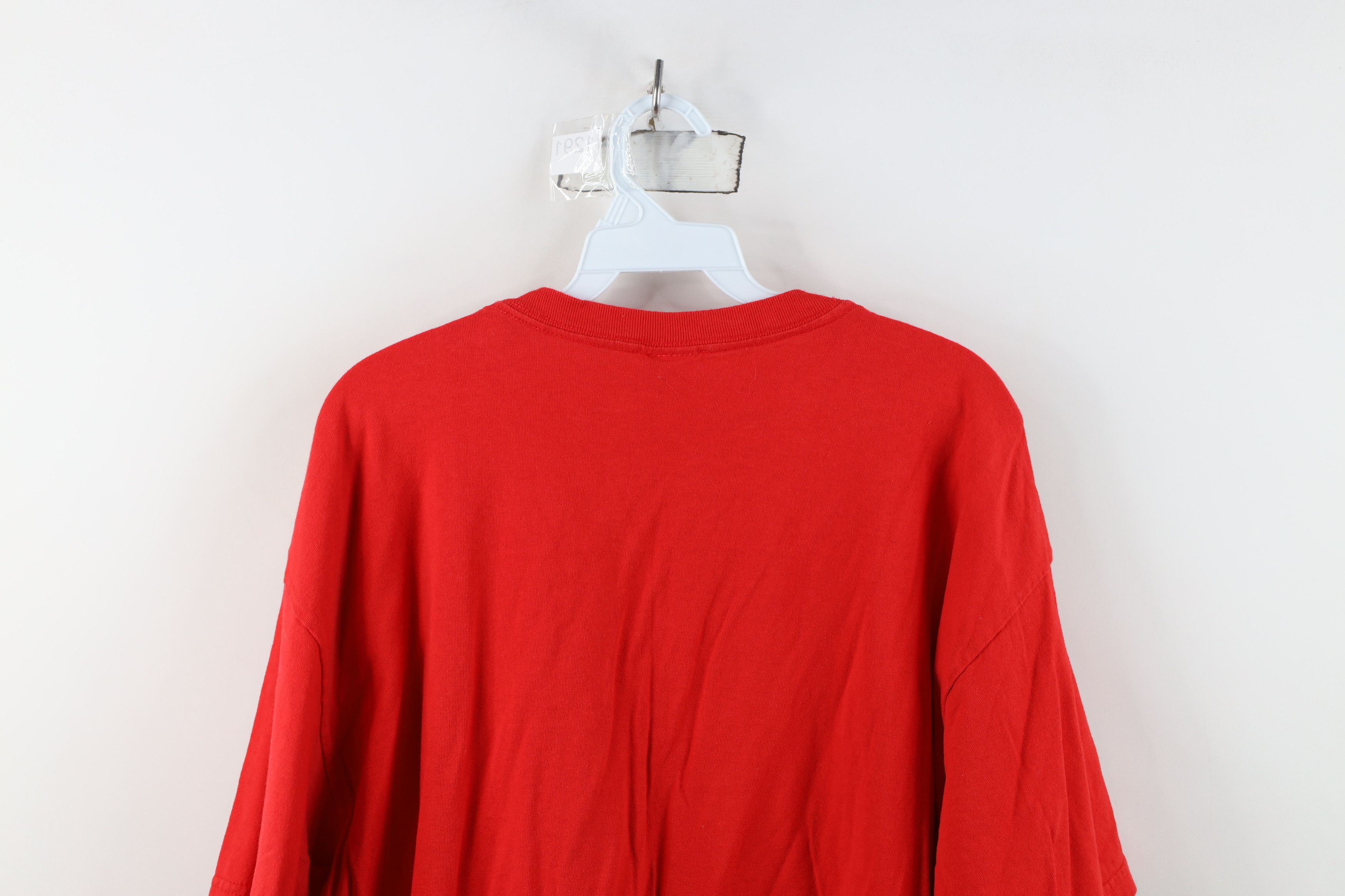 Vintage Vintage Y2K Ohio State University T-Shirt Red Football Size US XL / EU 56 / 4 - 10 Thumbnail