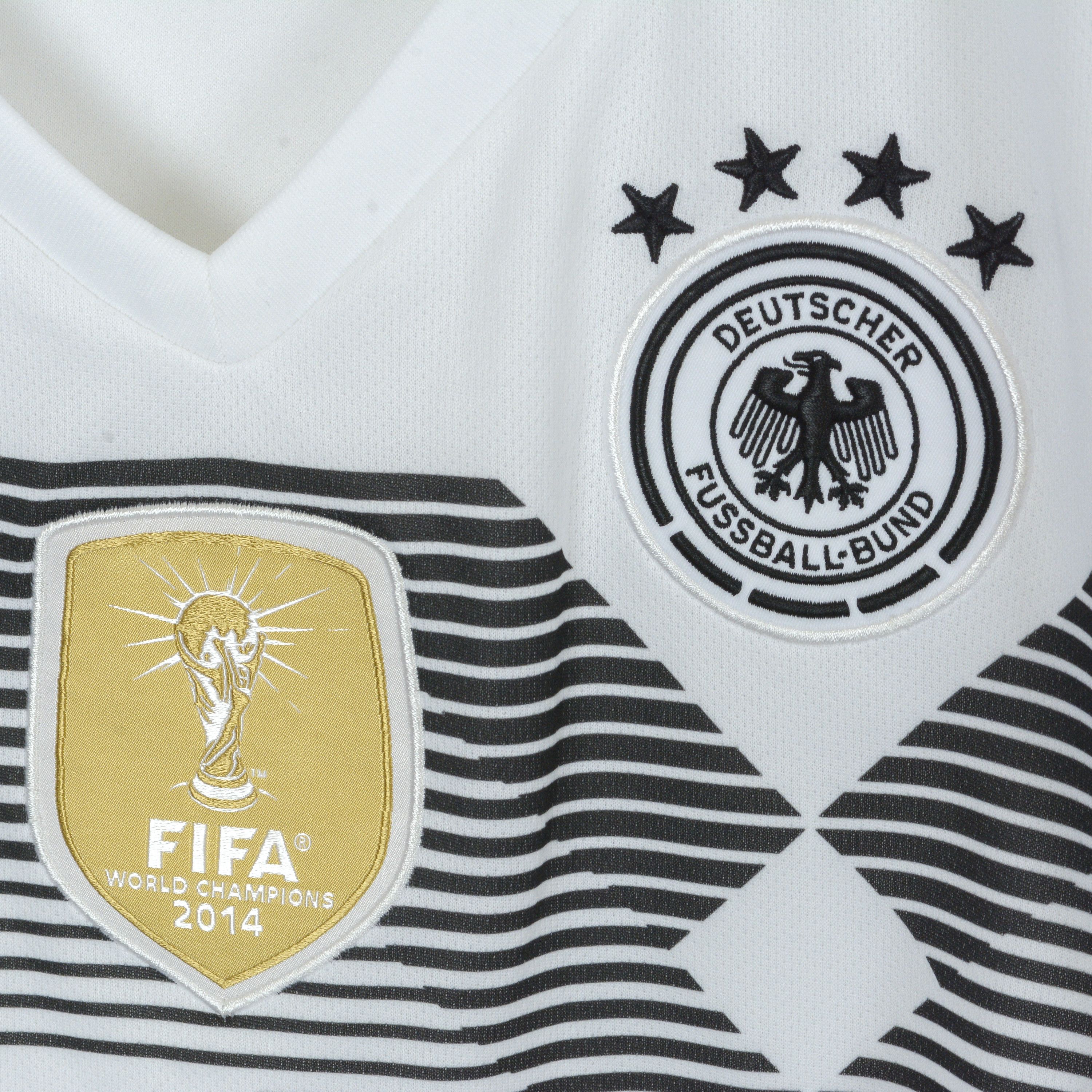 Adidas Germany Women S Football Soccer Home Jersey Shirt 2018 Kit Size S / US 4 / IT 40 - 3 Thumbnail