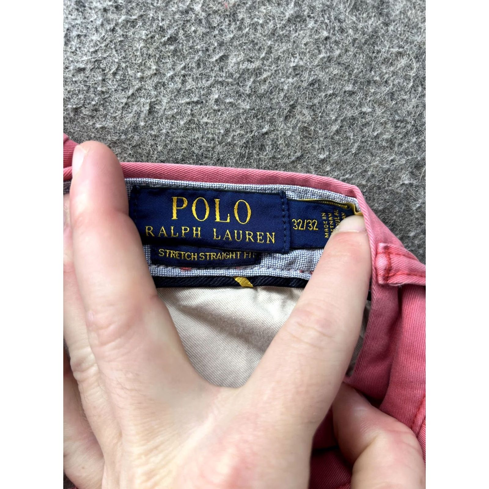 Polo Ralph Lauren Polo Ralph Lauren Pants Mens 32x22 Pink Chino Stretch Straight Fit Casual Twill Size US XS / EU 42 / 0 - 2 Thumbnail