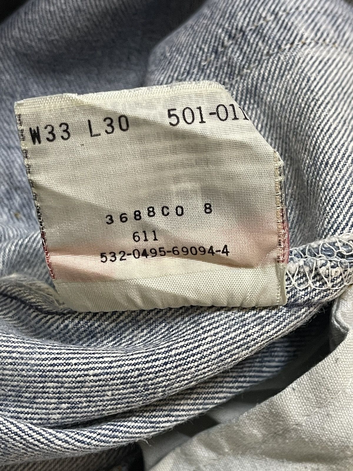 Levi's Vintage 90s Usa Levis 501 Blue Wash Style Jeans Size US 32 / EU 48 - 11 Thumbnail