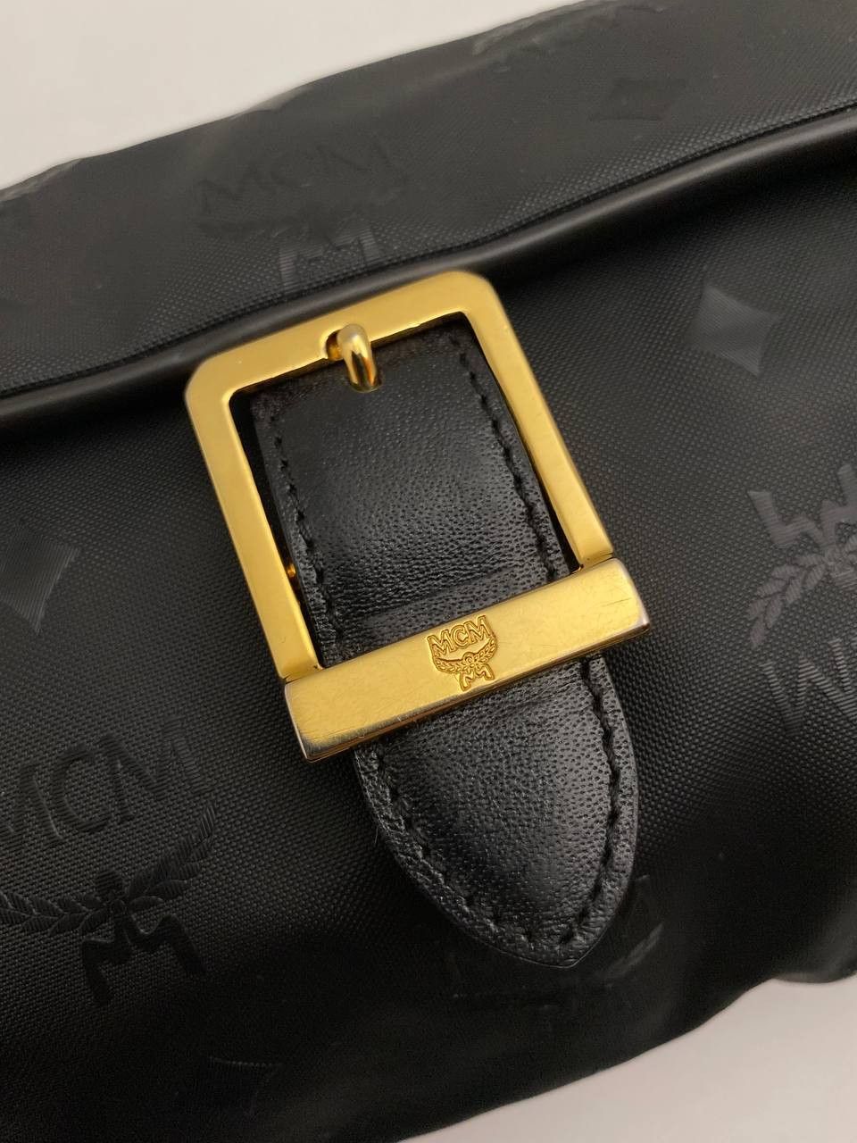 MCM MCM Visetos Monogram Nylon Leather Vintage Hand Shoulder Bag Size ONE SIZE - 5 Thumbnail