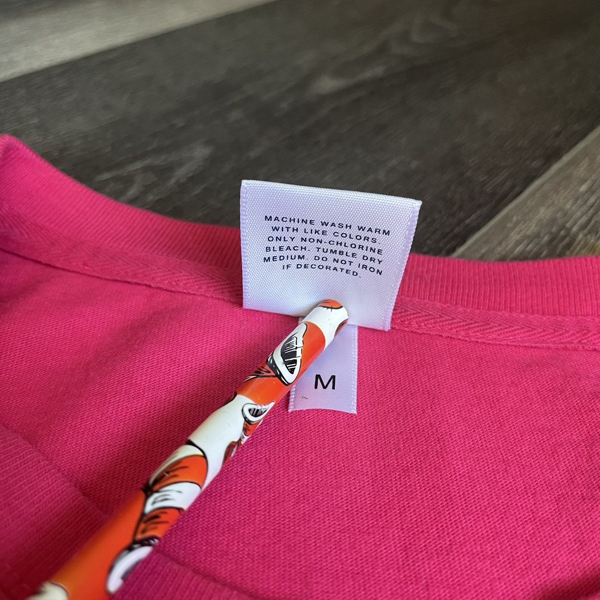 Noah Noah NYC New York City Hot Pink Small Logo Pocket Tee Shirt Size US M / EU 48-50 / 2 - 5 Thumbnail