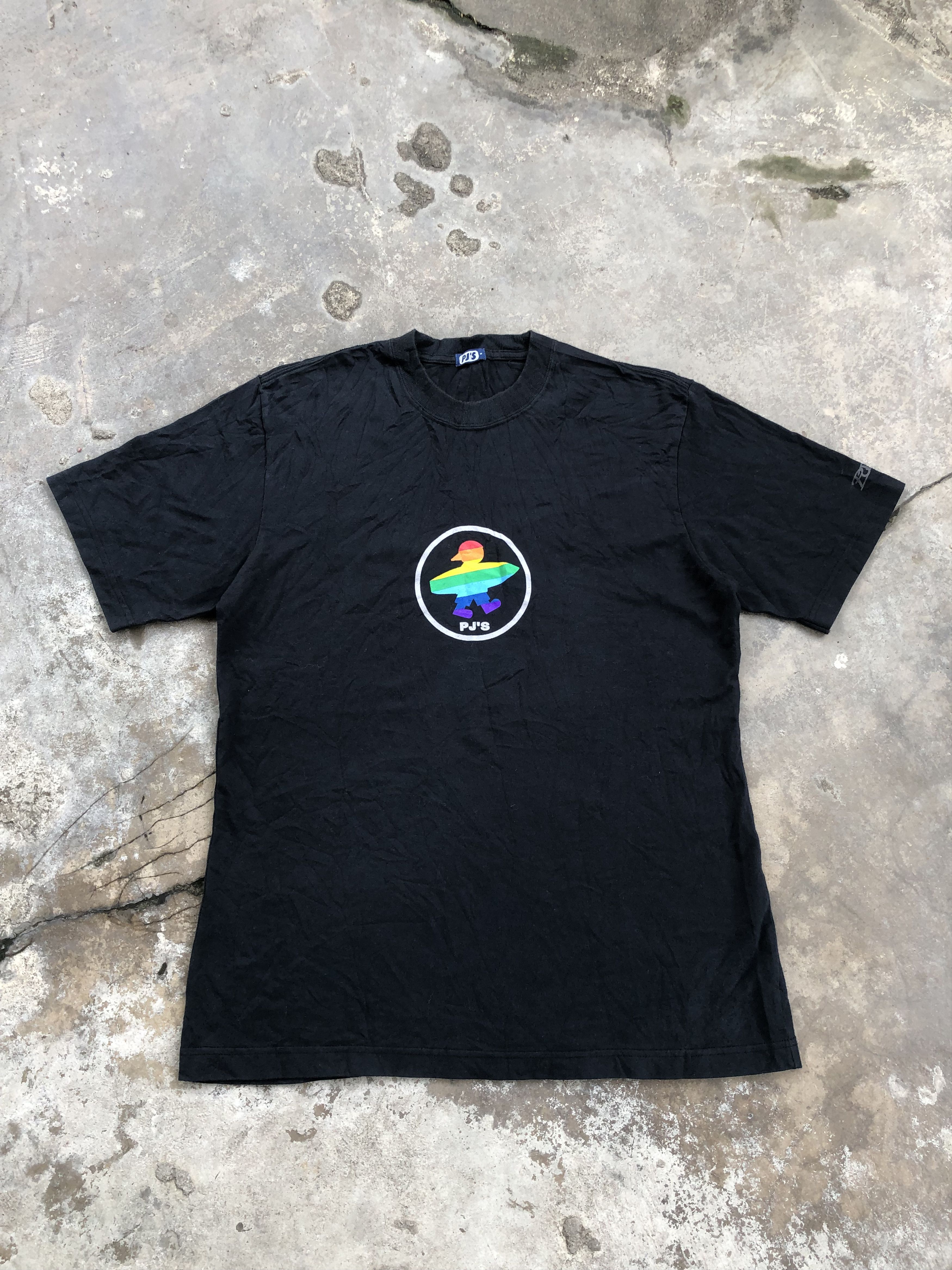 Vintage Vintage 90s PJ`s Surf Center Logo Tshirts Size US M / EU 48-50 / 2 - 1 Thumbnail