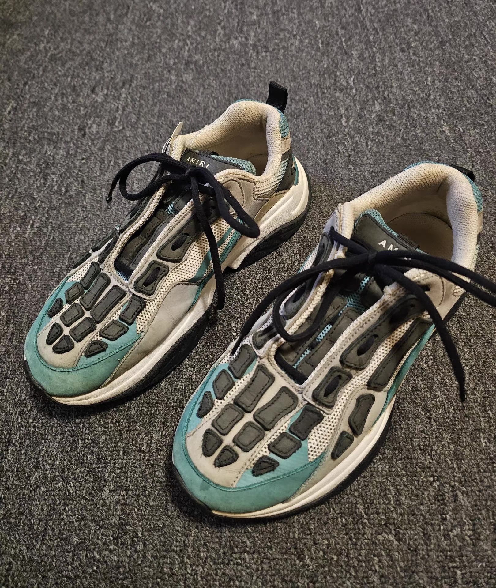 Amiri Multi Color Low Top Sneakers Size 9 Size US 9 / EU 42 - 1 Thumbnail