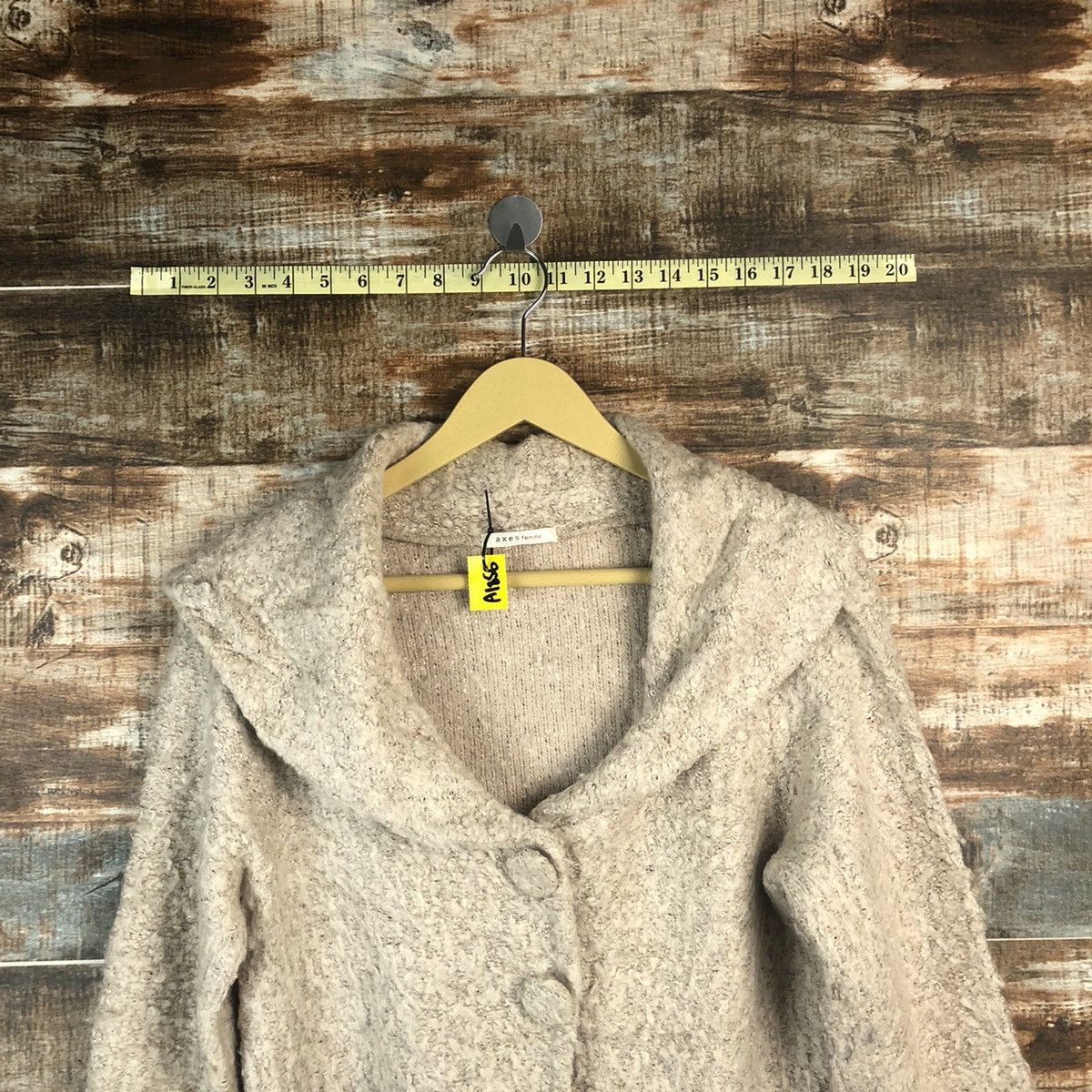 Homespun Knitwear Axes Femme Brown Cardigan Knitwear #A1856 Size S / US 4 / IT 40 - 4 Thumbnail