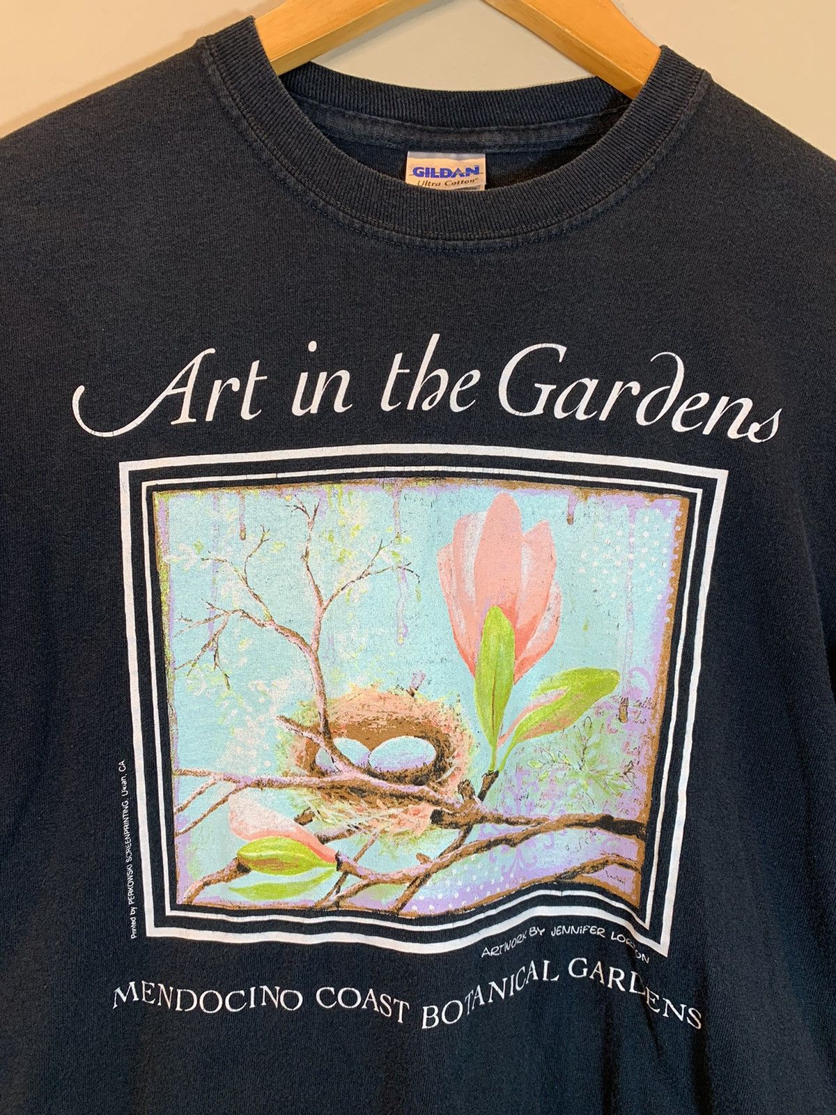 Vintage *RARE* Vintage Art In The Gardens Mendocino Botanical Shirt Size US S / EU 44-46 / 1 - 2 Thumbnail