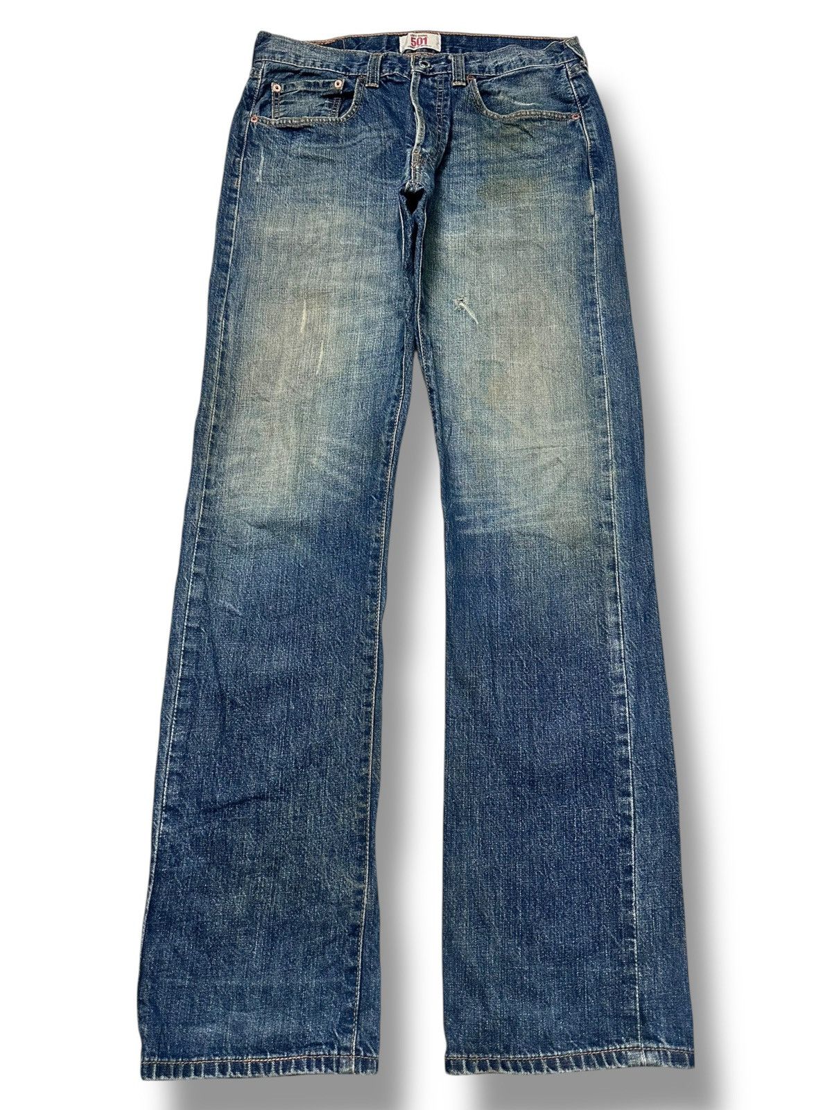 Levi's Levis 501 Vintage 90's Straight Cut Button Fly With Faded Size US 32 / EU 48 - 1 Thumbnail