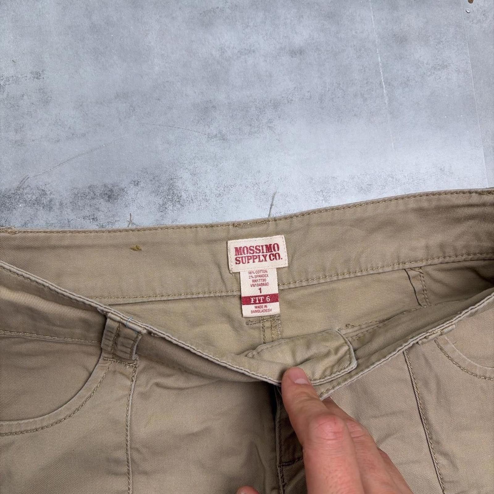 Mossimo Y2K Tan Mossimo Grunge Gothic Mini Shorts Size 30" / US 8 / IT 44 - 5 Thumbnail