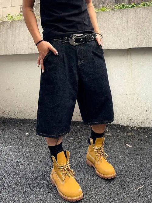 Japanese Brand VINTAGE jeans jorts Y2K denim shorts Size US 34 / EU 50 - 1 Thumbnail