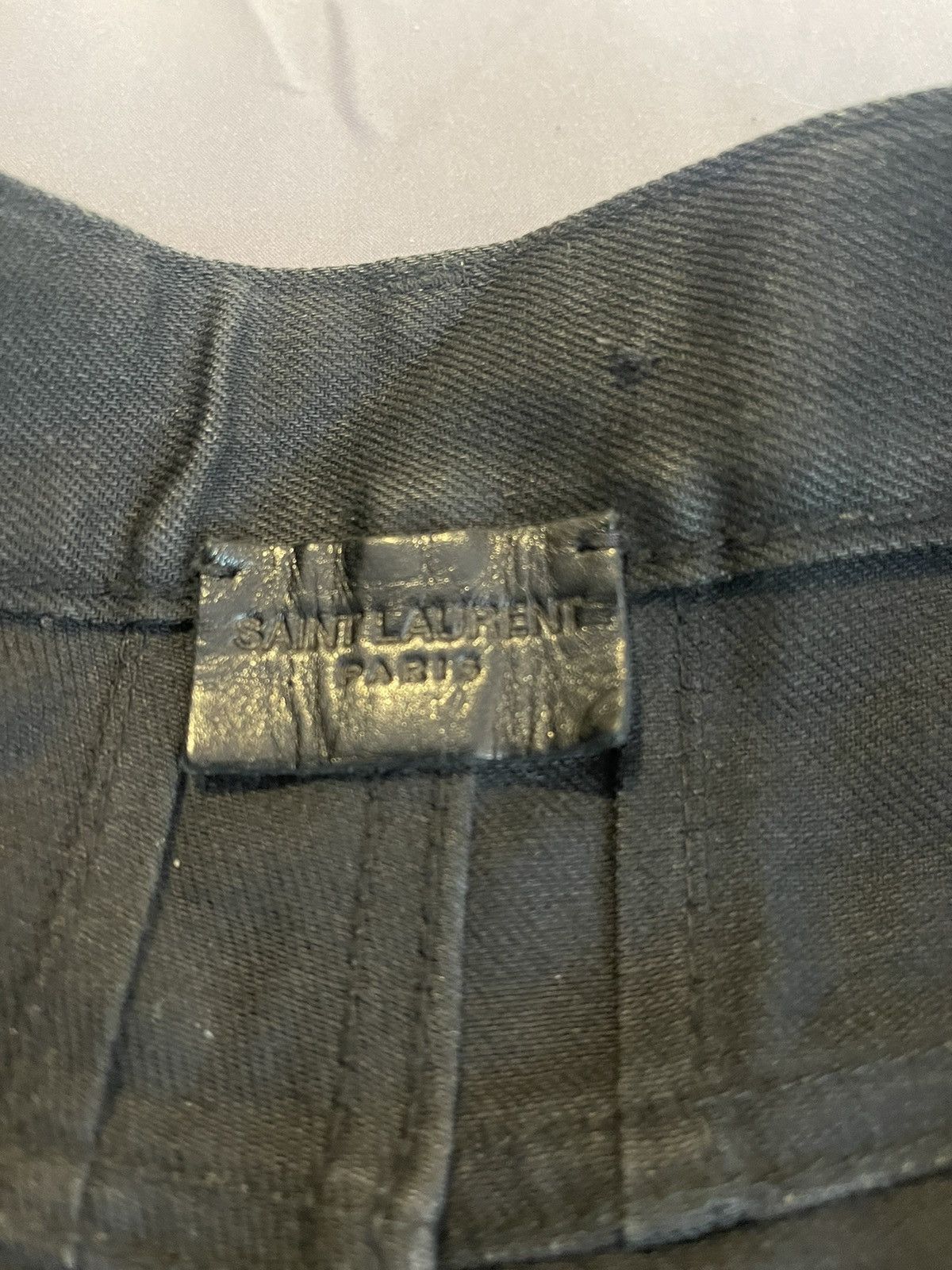 Yves Saint Laurent Saint Laurent black wax denim jeans Size US 28 / EU 44 - 3 Thumbnail