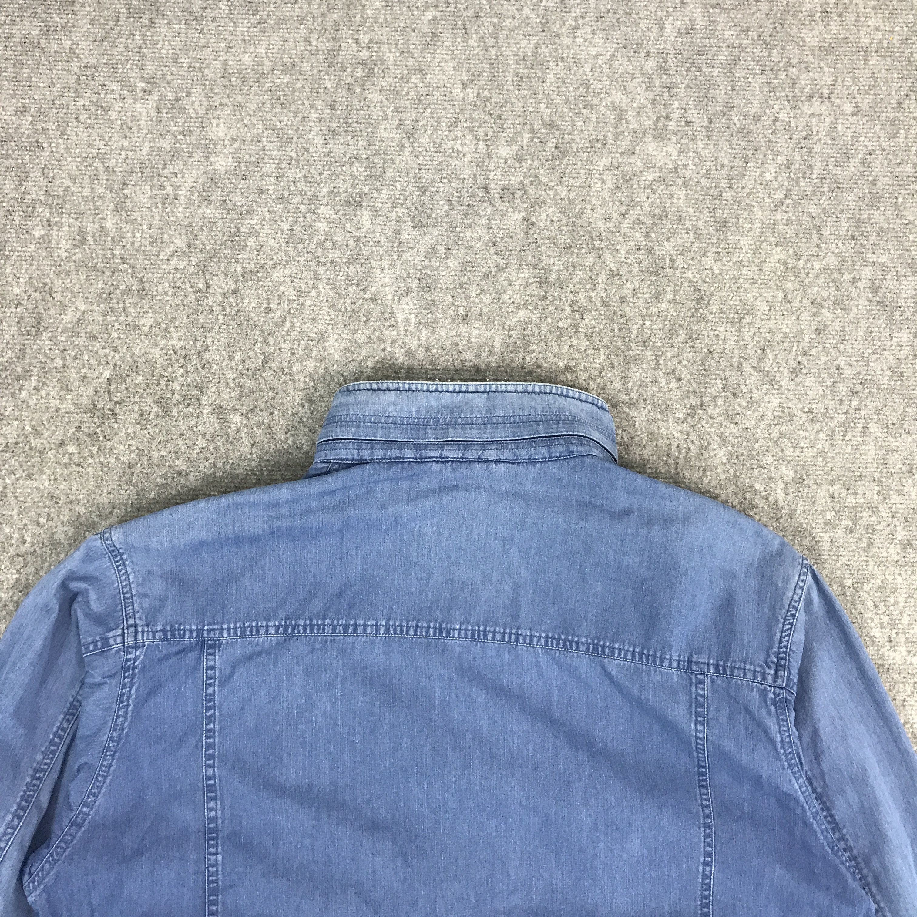 Burberry × Vintage BURBERRYS DISTRESSED BLUE JACKET Size US L / EU 52-54 / 3 - 4 Thumbnail