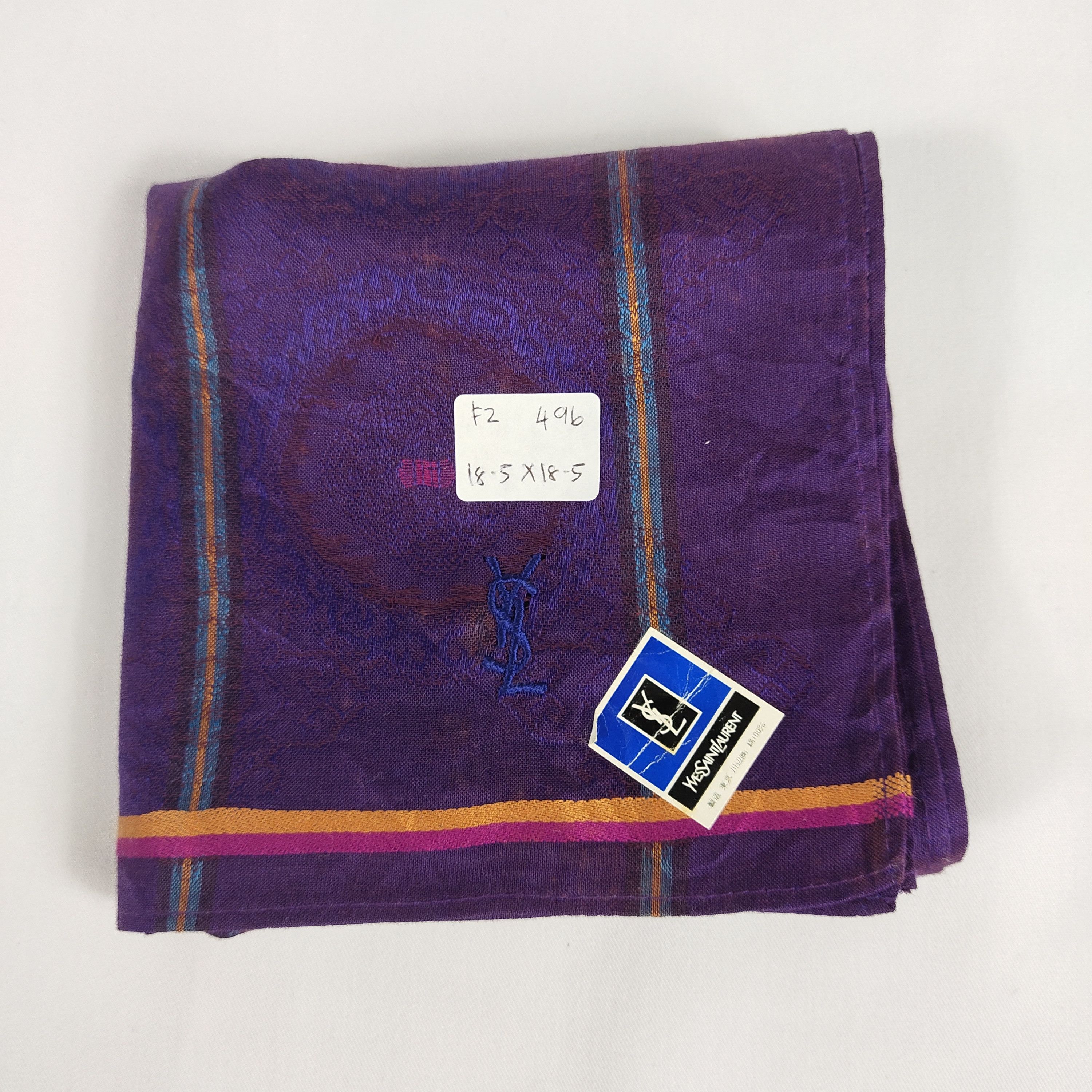 Vintage × Yves Saint Laurent Yvest Saint Laurent Handkerchief / Neckerchief / Bandana Size ONE SIZE - 2 Thumbnail