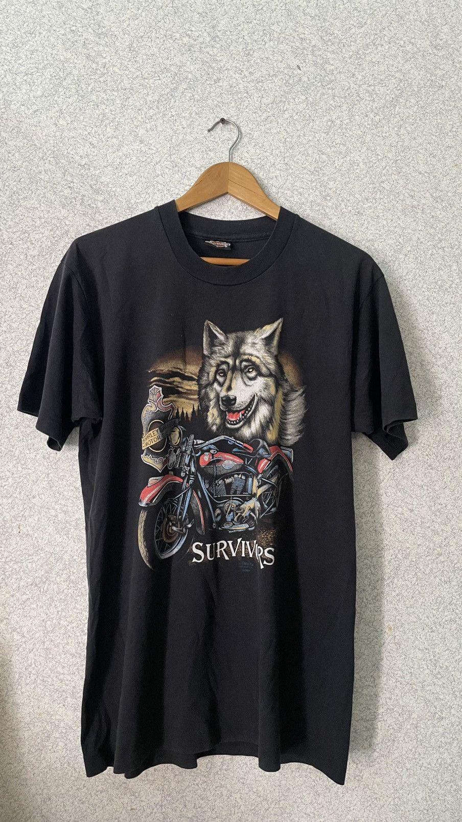 Harley Davidson 3d emblem t shirt vintage 1991 harley davidson Size US L / EU 52-54 / 3 - 1 Thumbnail