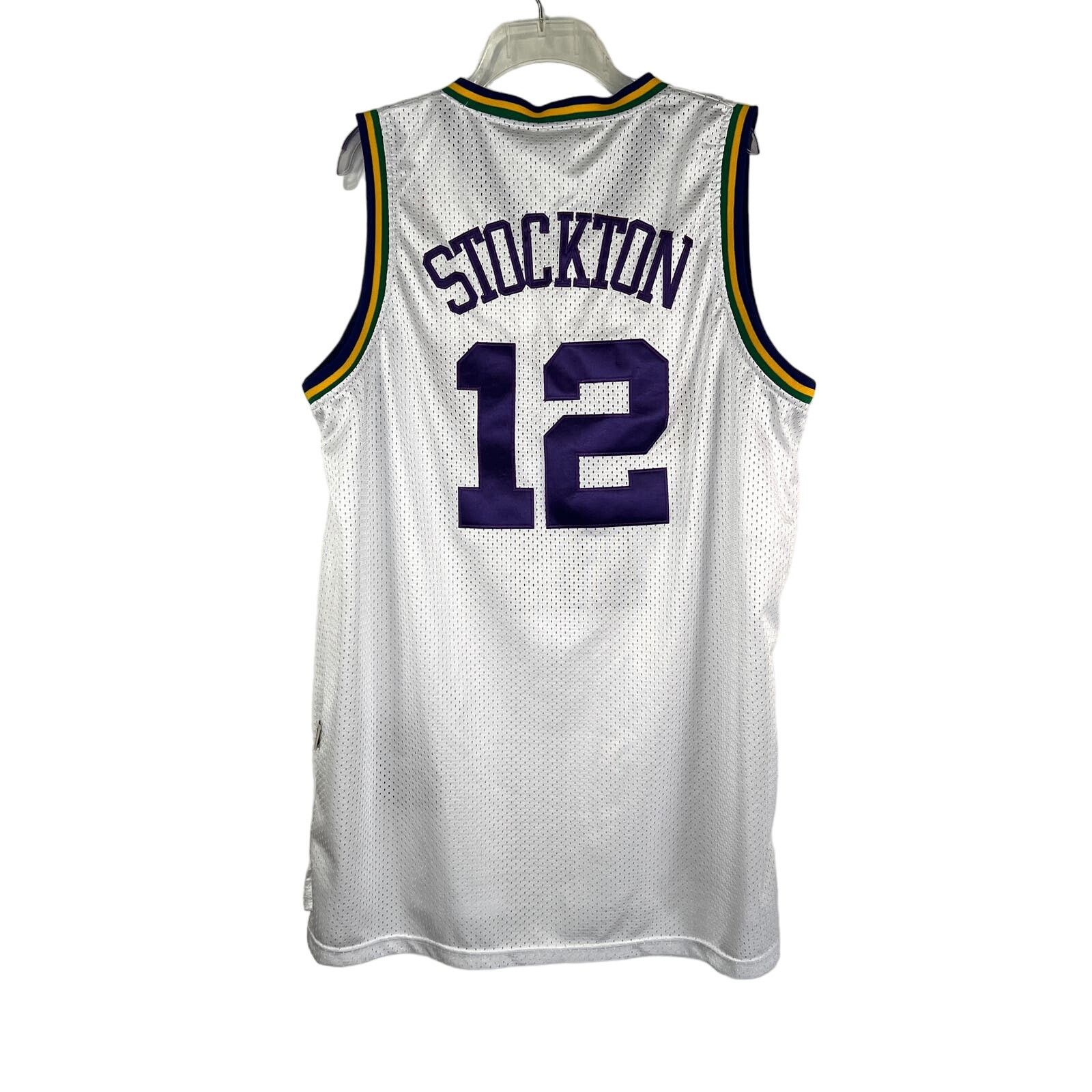 NBA NBA Adidas Stockton Basketball Jersey Utah Jazz Size US XL / EU 56 / 4 - 1 Thumbnail