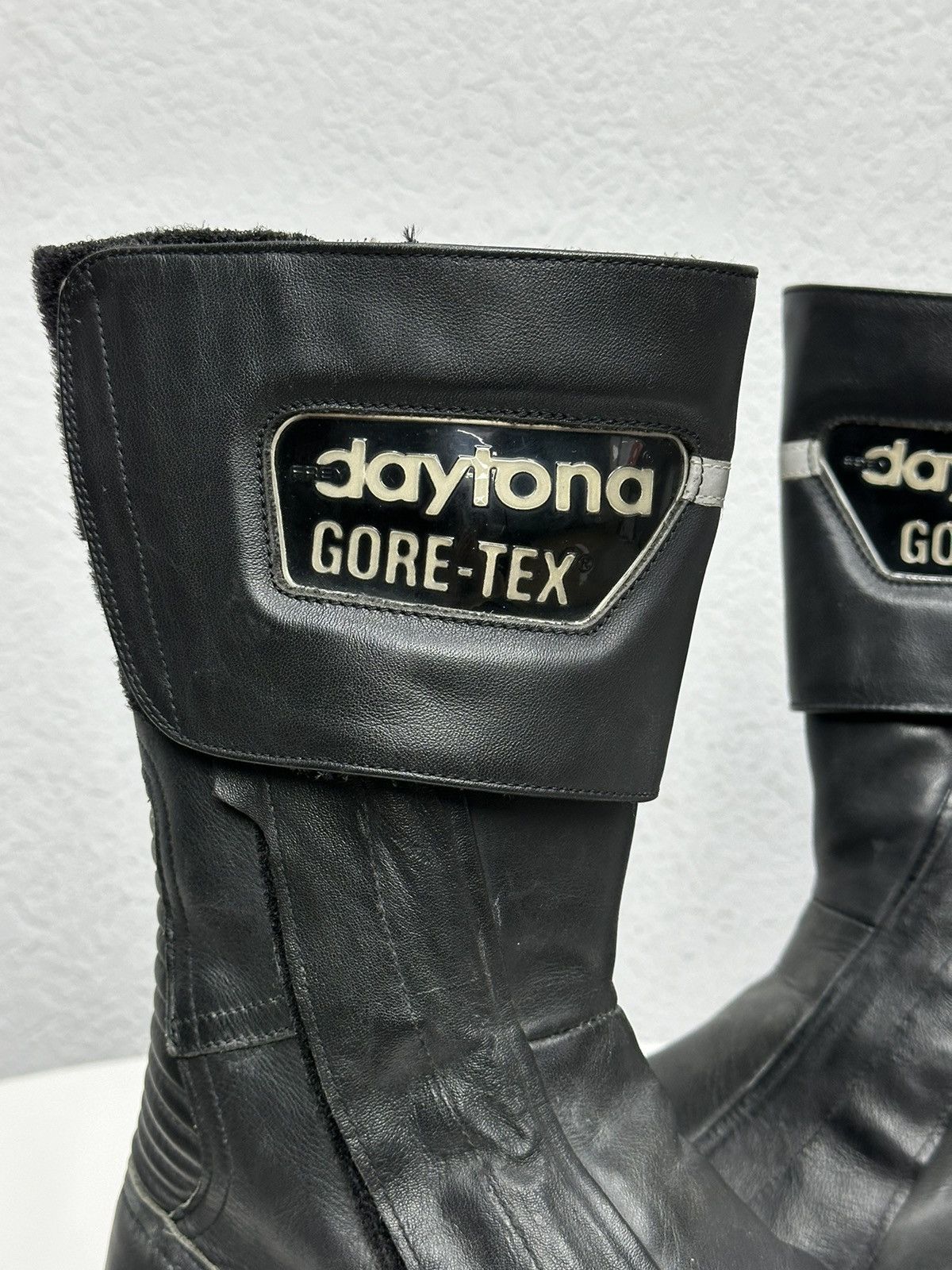 Daytona Vintage Daytona Gore-Tex Leather High Boots Motocycle Harley Size US 9 / IT 39 - 7 Thumbnail
