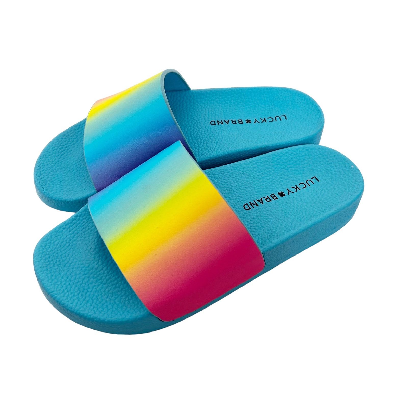 Lucky Brand Lucky Brand Parker Rainbow Ombre Slides Sz 7 Size US 7 / IT 37 - 2 Thumbnail