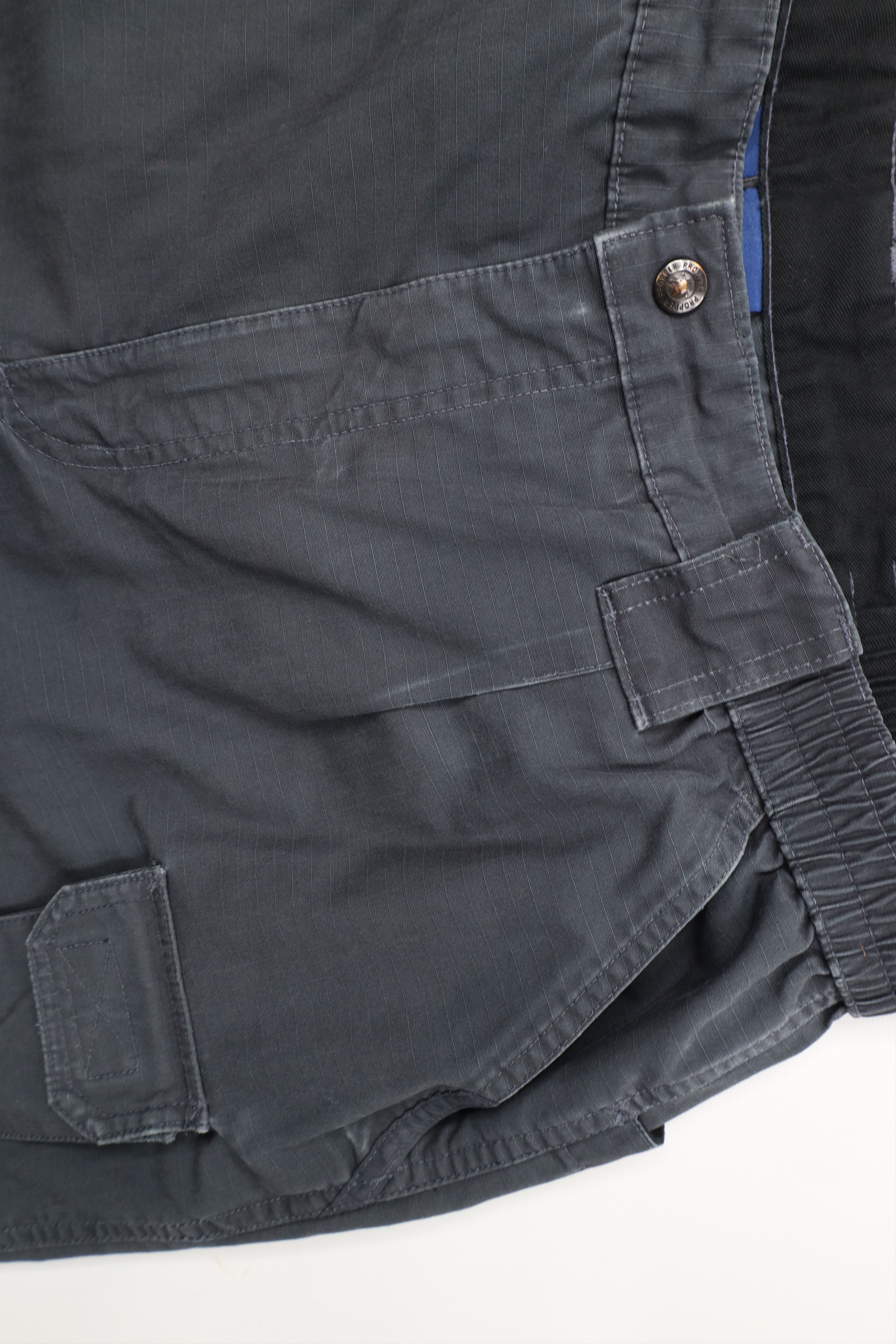 Vintage Vintage Streetwear Tactical Wide Leg Cargo Pants Gray Size US 40 / EU 56 - 5 Thumbnail