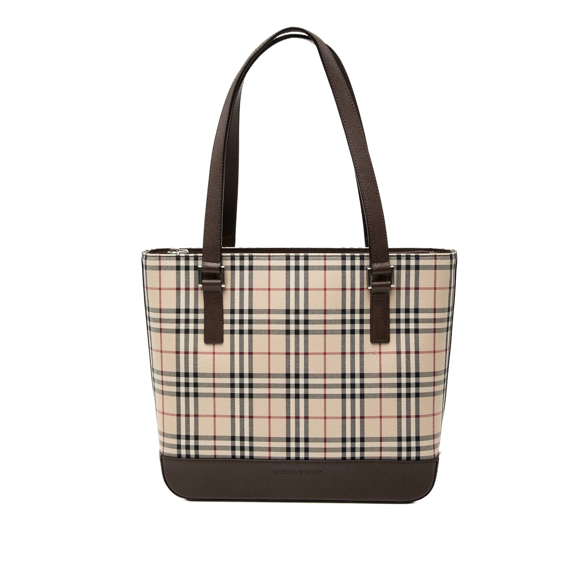 Burberry House Check Canvas Tote Size ONE SIZE - 1 Thumbnail