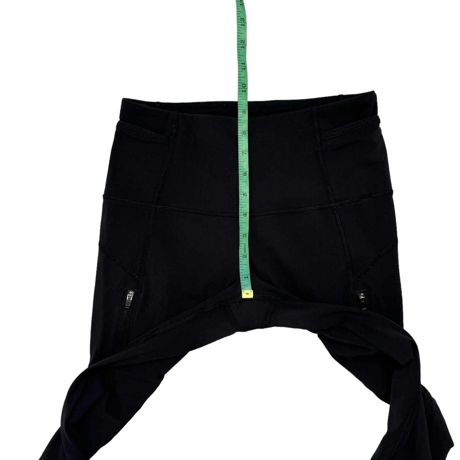 Lululemon LULULEMON Black Reflective Triangle Running Leggings Size 4 Size 27" / US 4 / IT 40 - 7 Thumbnail