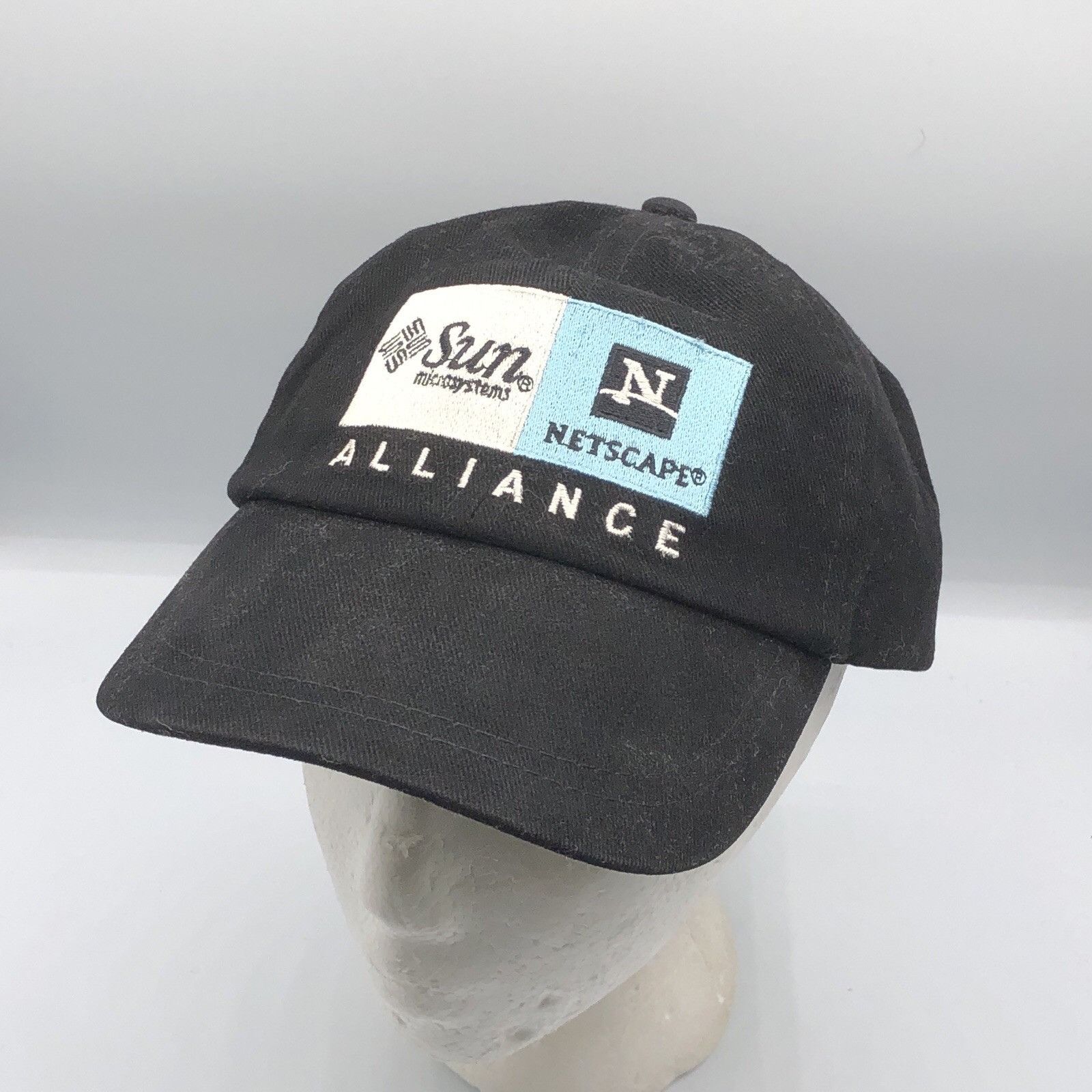 Vintage Rare Vintage Netscape Sun Microsystems Alliance Black Hat Size ONE SIZE - 12 Thumbnail