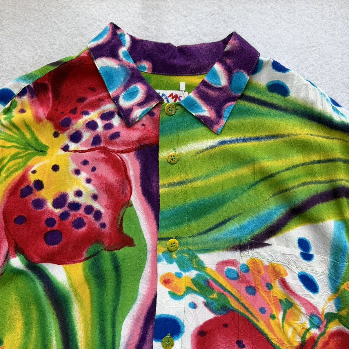Jams World 1990s Jams World Gloriosa Printed Aloha Shirt Size US L / EU 52-54 / 3 - 5 Thumbnail