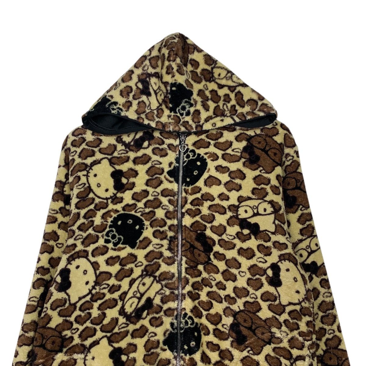 Japanese Brand HELLO KITTY Fullprint Zipper Hoodies Sweatshirt #2017-C87 Size L / US 10 / IT 46 - 2 Thumbnail