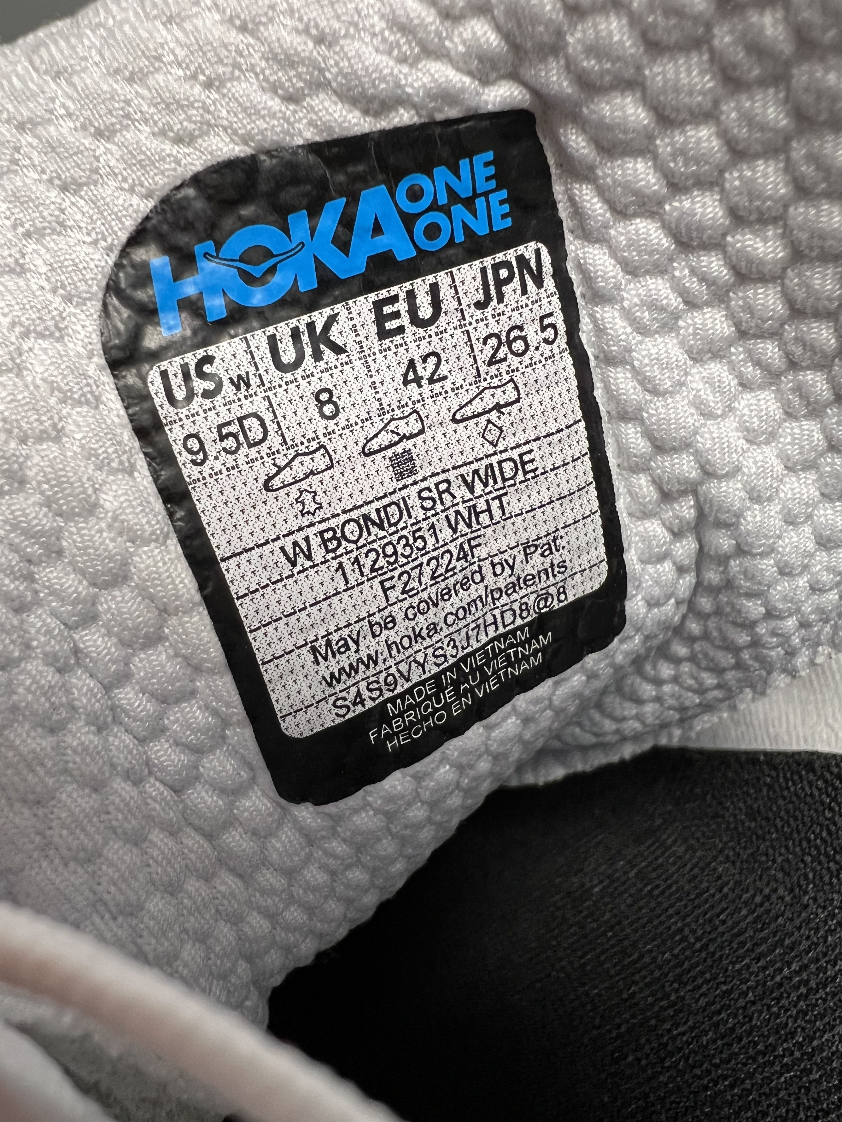 Hoka 9.5D Hoka Bondi SR Wide Running Shoes Walking Size US 9.5 / IT 39.5 - 18 Thumbnail