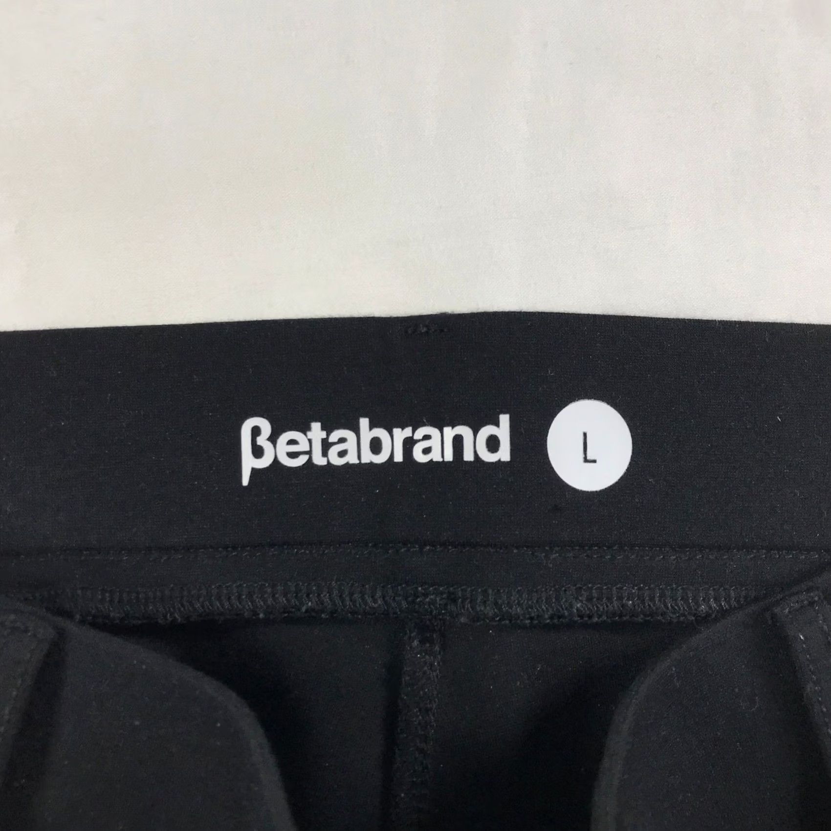Vintage Betabrand Dress Pant Yoga Pants Black Straight Leg Womens L Large 30x30 W1429-BK Size 36" / US 14 / IT 50 - 5 Thumbnail