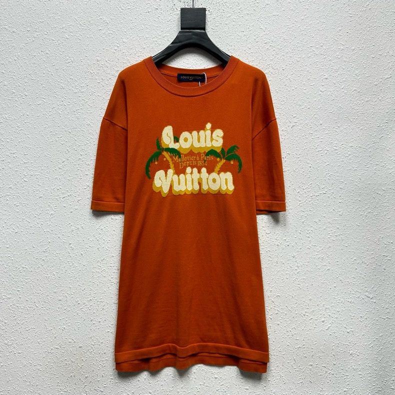 Louis Vuitton Louis Vuitton Coconut tree knitted short sleeve Size US XXL / EU 58 / 5 - 1 Thumbnail