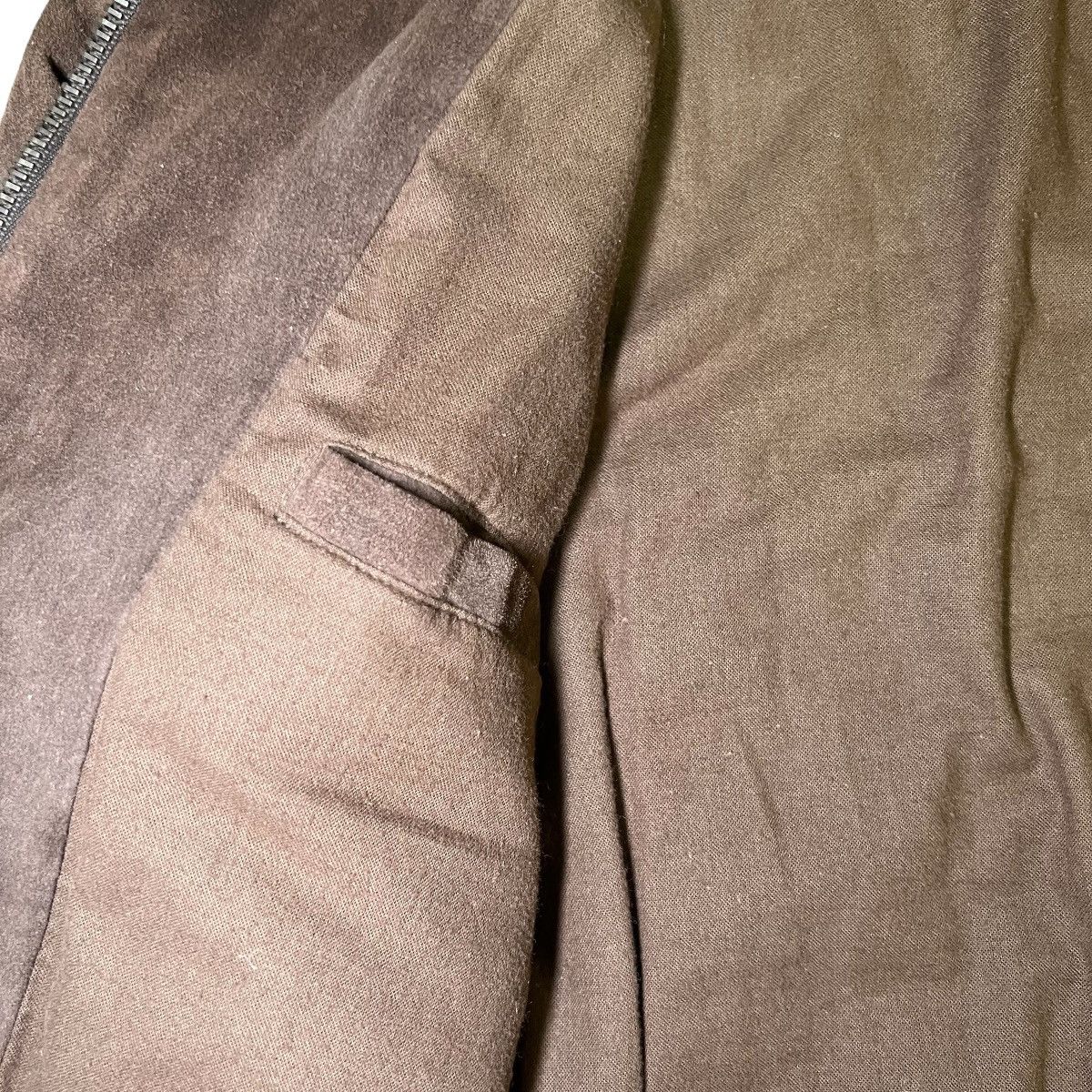 Helmut Lang HELMUT LANG 2005AW SUEDE LEATHER BOMBER JACKET DARK BROWN Size US M / EU 48-50 / 2 - 8 Thumbnail