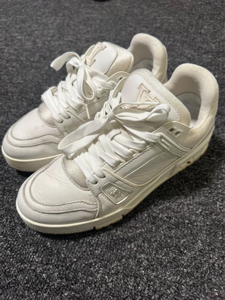 Louis Vuitton Louis Vuitton Trainer S neaker leather-rubber logoed low-c Size US 7.5 / EU 40-41 - 1 Thumbnail