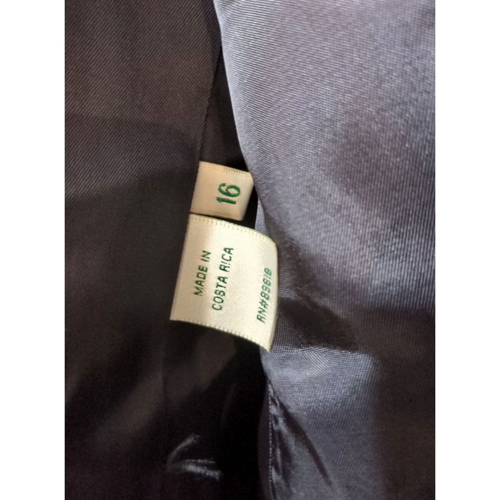 Austin Reed VINTAGE Austin Reed Blazer Jacket Women’s 16 Navy Blue 100% Worsted Wool Blazer Notch Lapel Long Sleeve Button Front Size XXL / US 16-18 / IT 52-54 - 5 Thumbnail