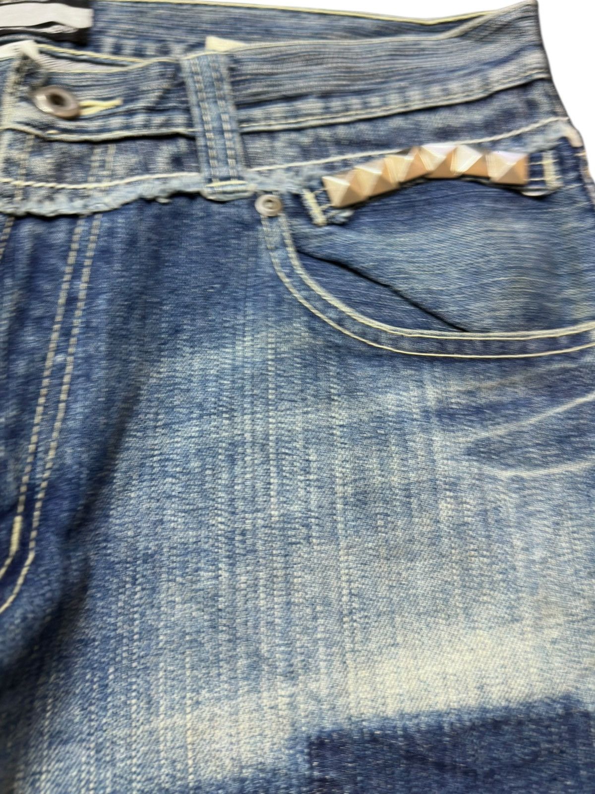 Montage Vintage Montage Studded Evisu Style Denim Size US 32 / EU 48 - 4 Thumbnail