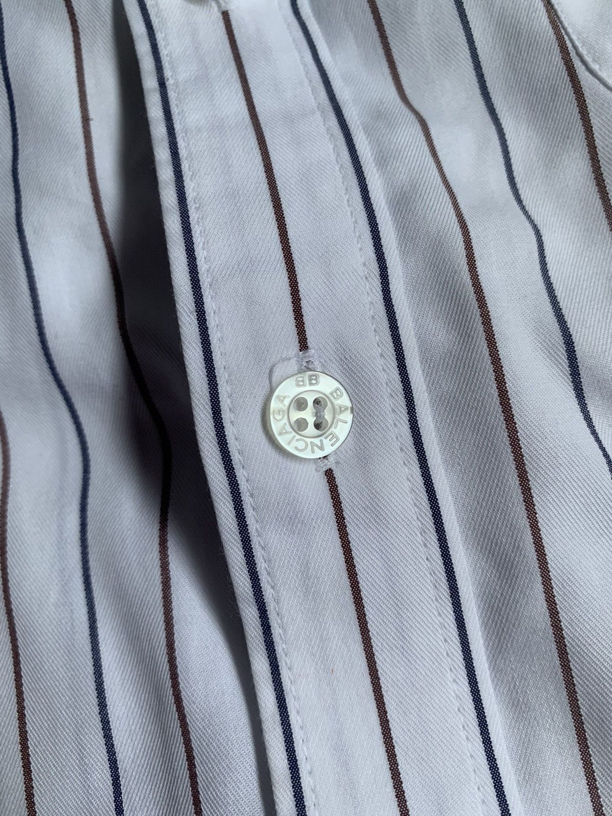 Balenciaga × Vintage Vintage Balenciaga Button Shirt Size US L / EU 52-54 / 3 - 5 Thumbnail