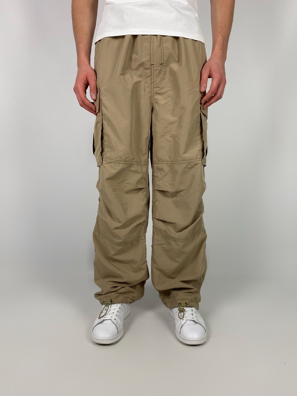 Vintage Y2K Vintage CSActive Lightweight Parachute Cargo Pants Size US 34 / EU 50 - 2 Thumbnail