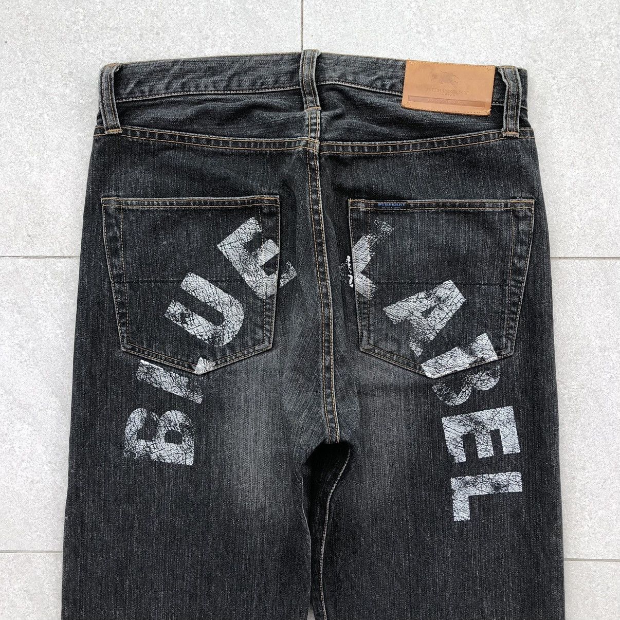 Burberry Burberry London Blue Label Men’s Button Denim Pants Size US 31 - 3 Thumbnail